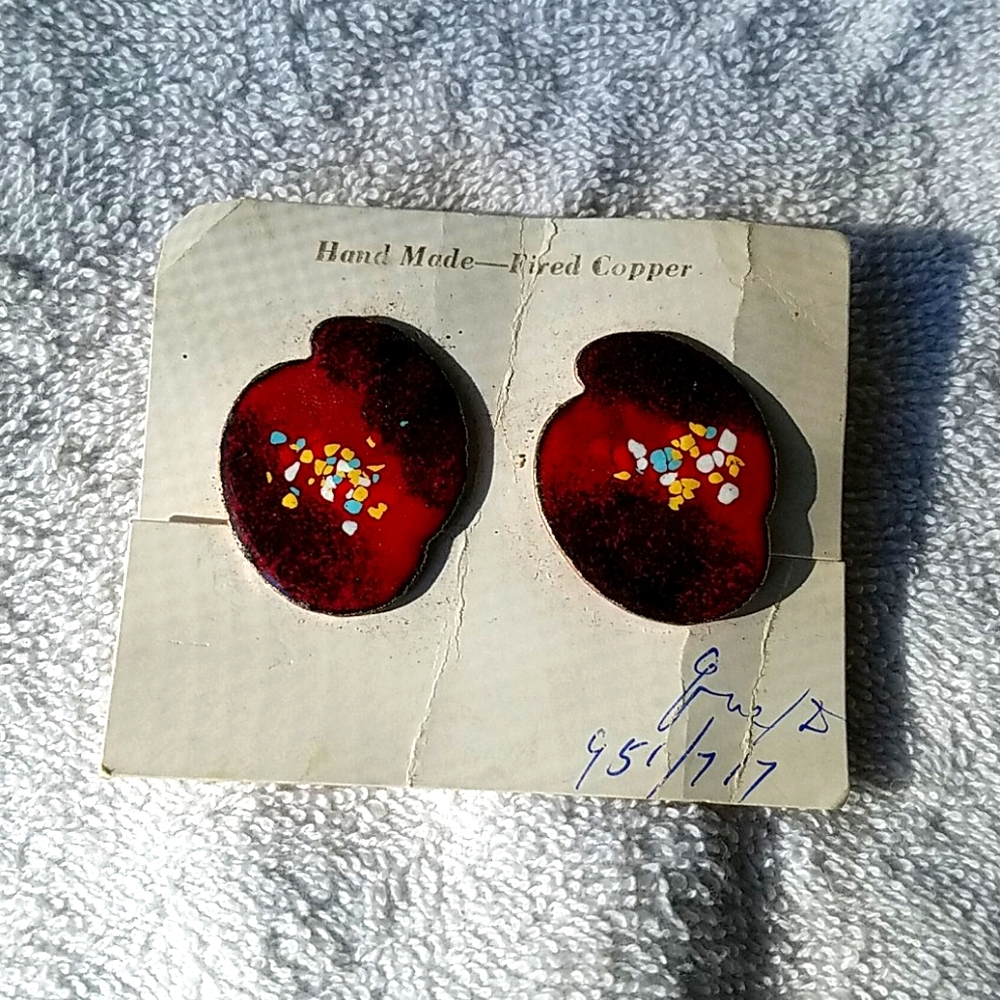 Clip style earrings